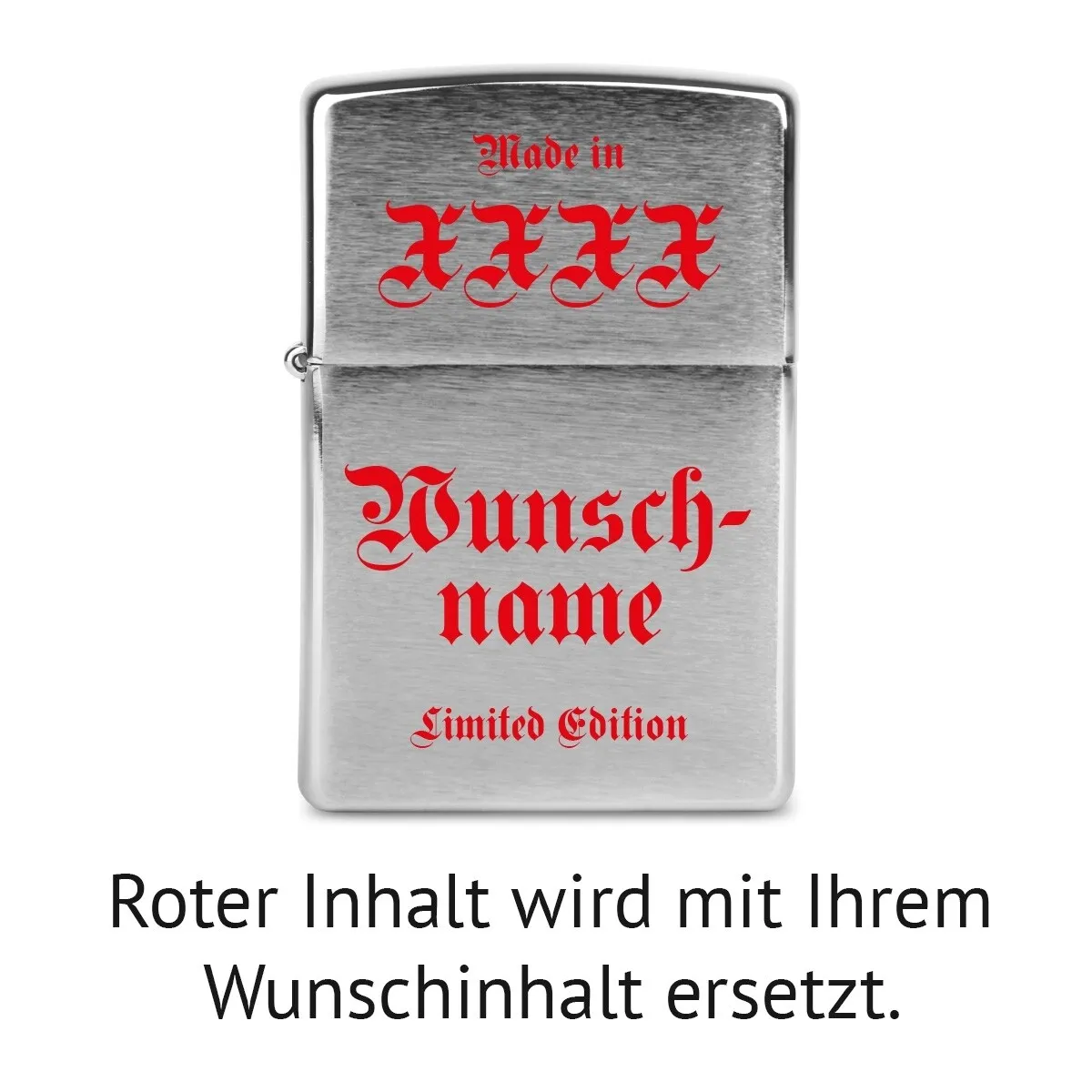 Zippo Sturmfeuerzeug Chrom - Made in