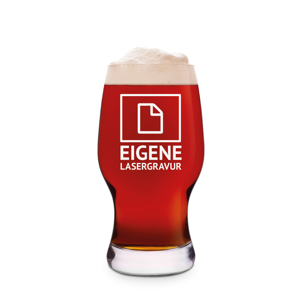 Leonardo Craft Beer Glas 0,33 L - Eigene Gravurdatei hochladen