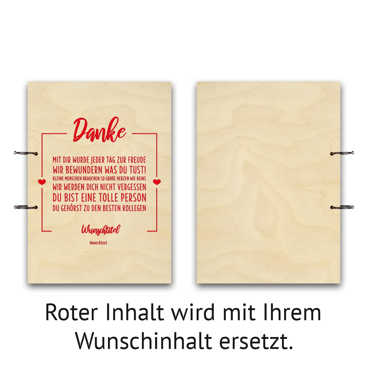 Personalisiertes Gästebuch A4 - Kollegen