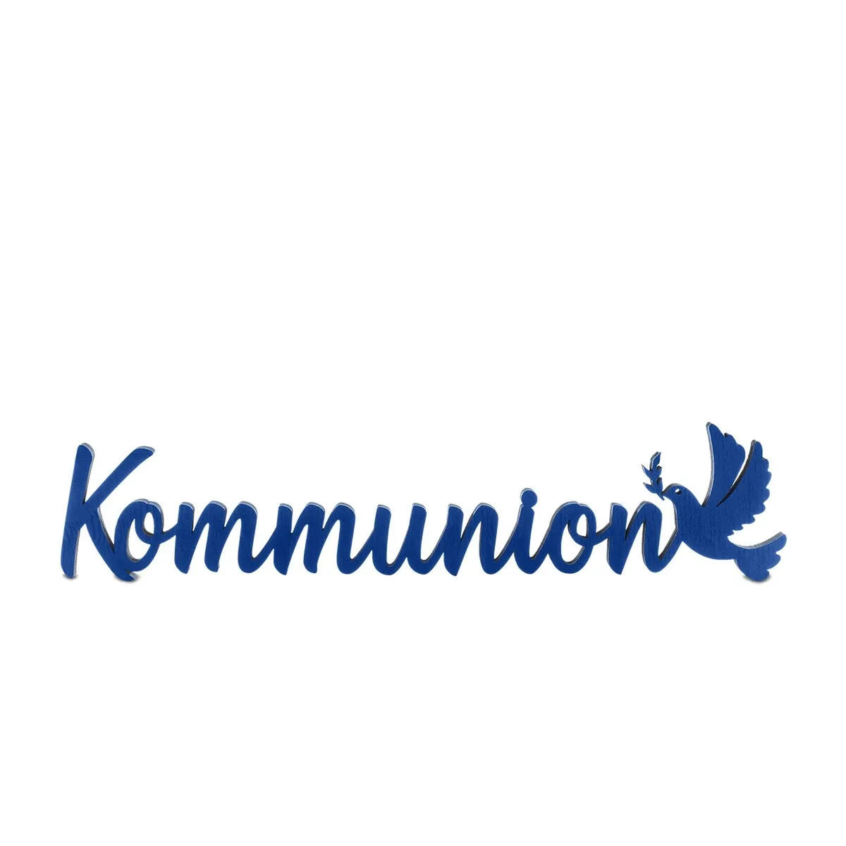 Holz Schriftzug Deko - Kommunion