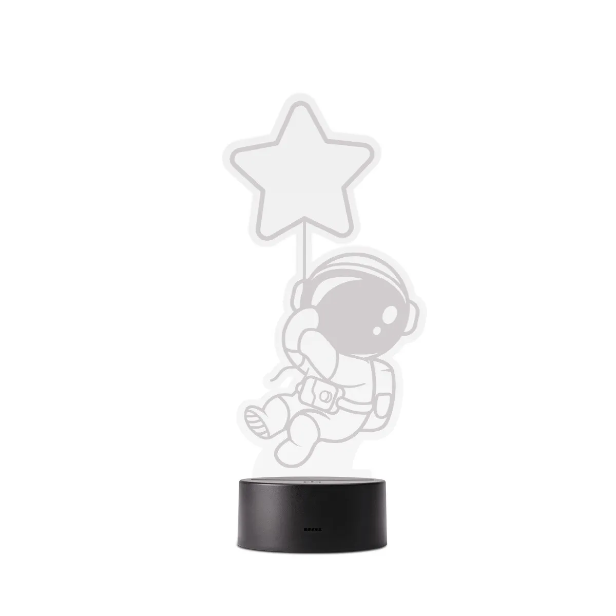 Acrylglasschild LED-Lampe - Astronaut