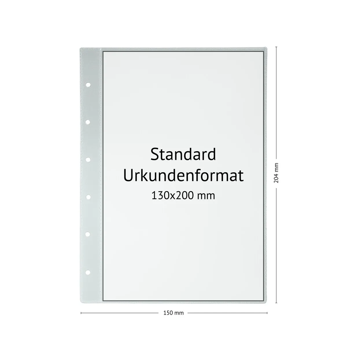 Stammbuchhüllen Urkundenformat Transparent