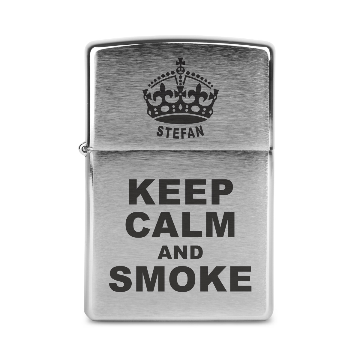 Zippo Sturmfeuerzeug Chrom - Keep Calm