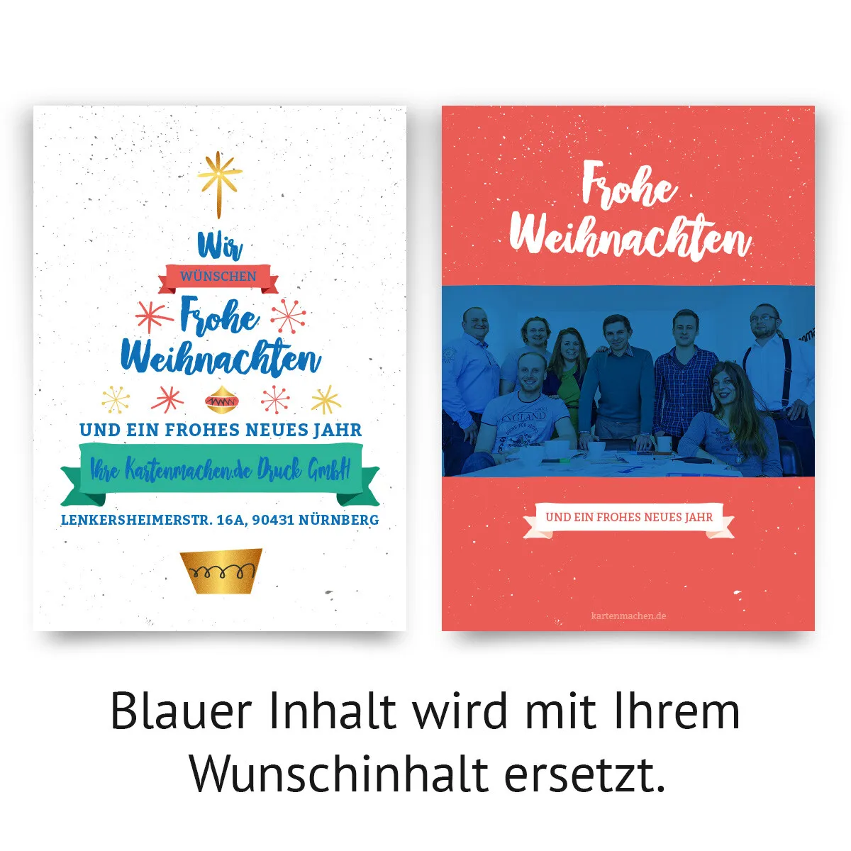 Weihnachtskarten für Firmen - Weihnachtsbaum