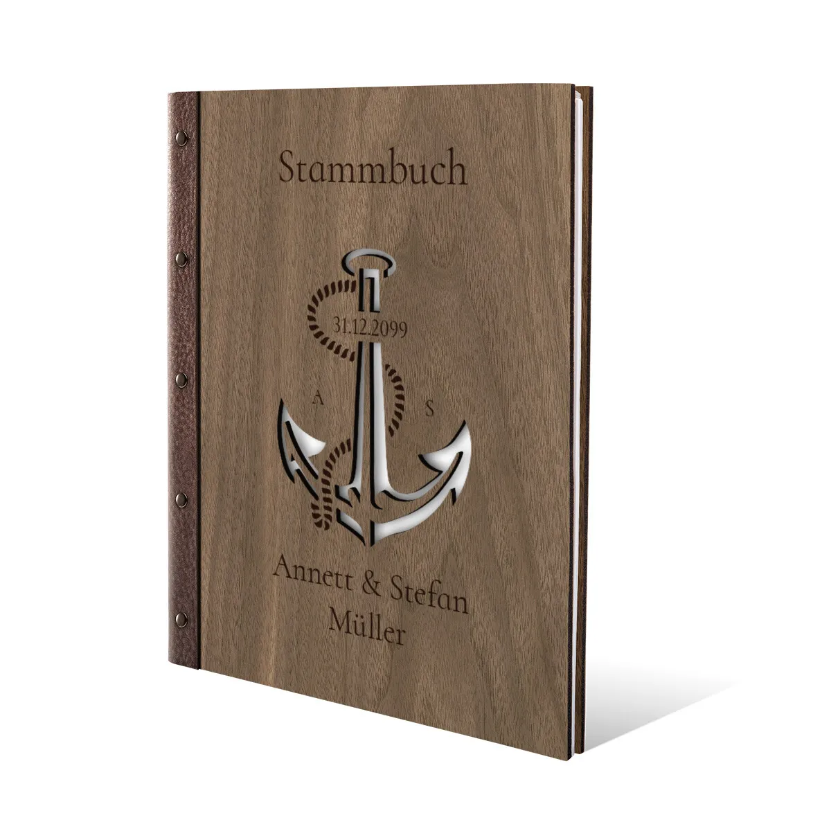 Personalisiertes Stammbuch - Anker