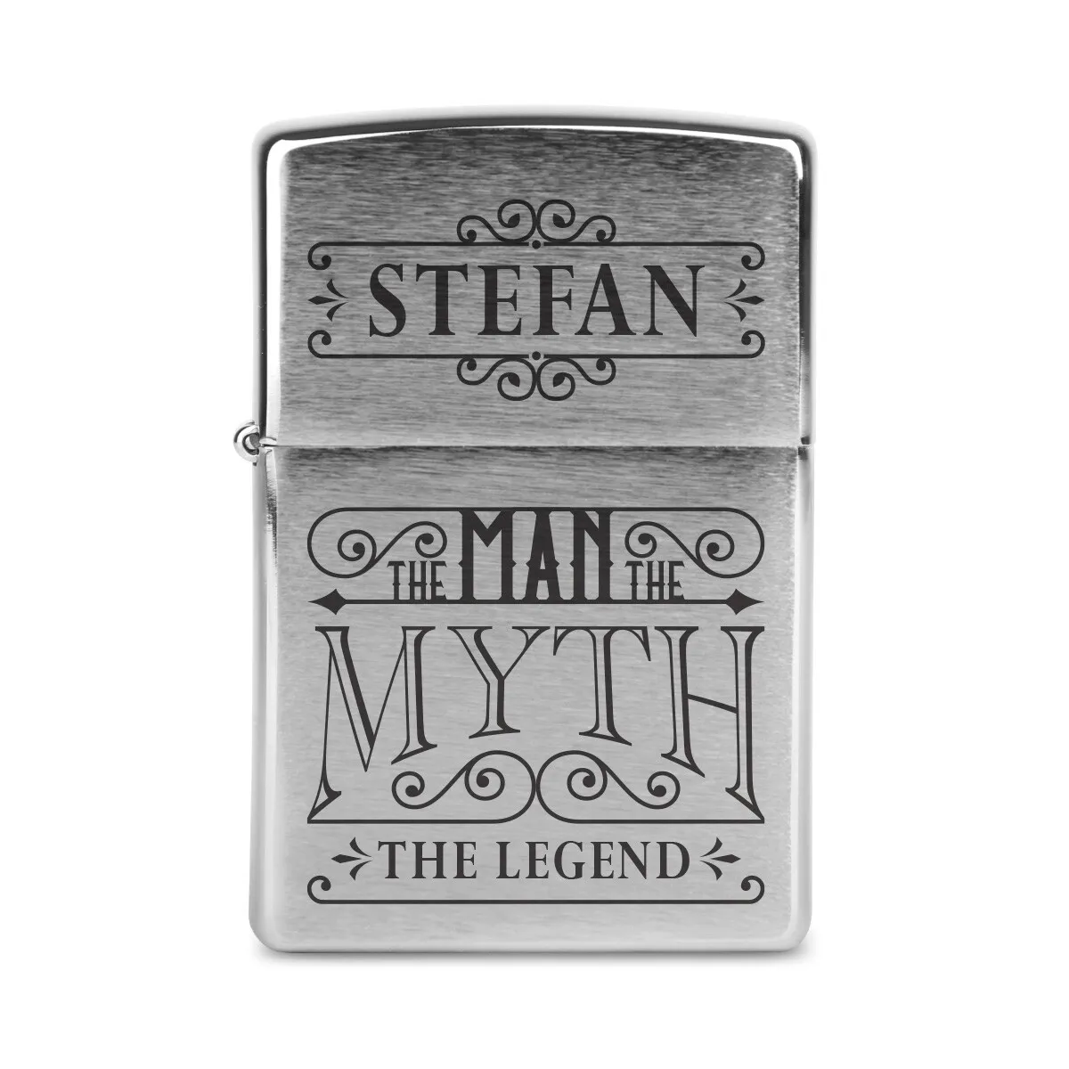 Zippo Sturmfeuerzeug Chrom - Legend