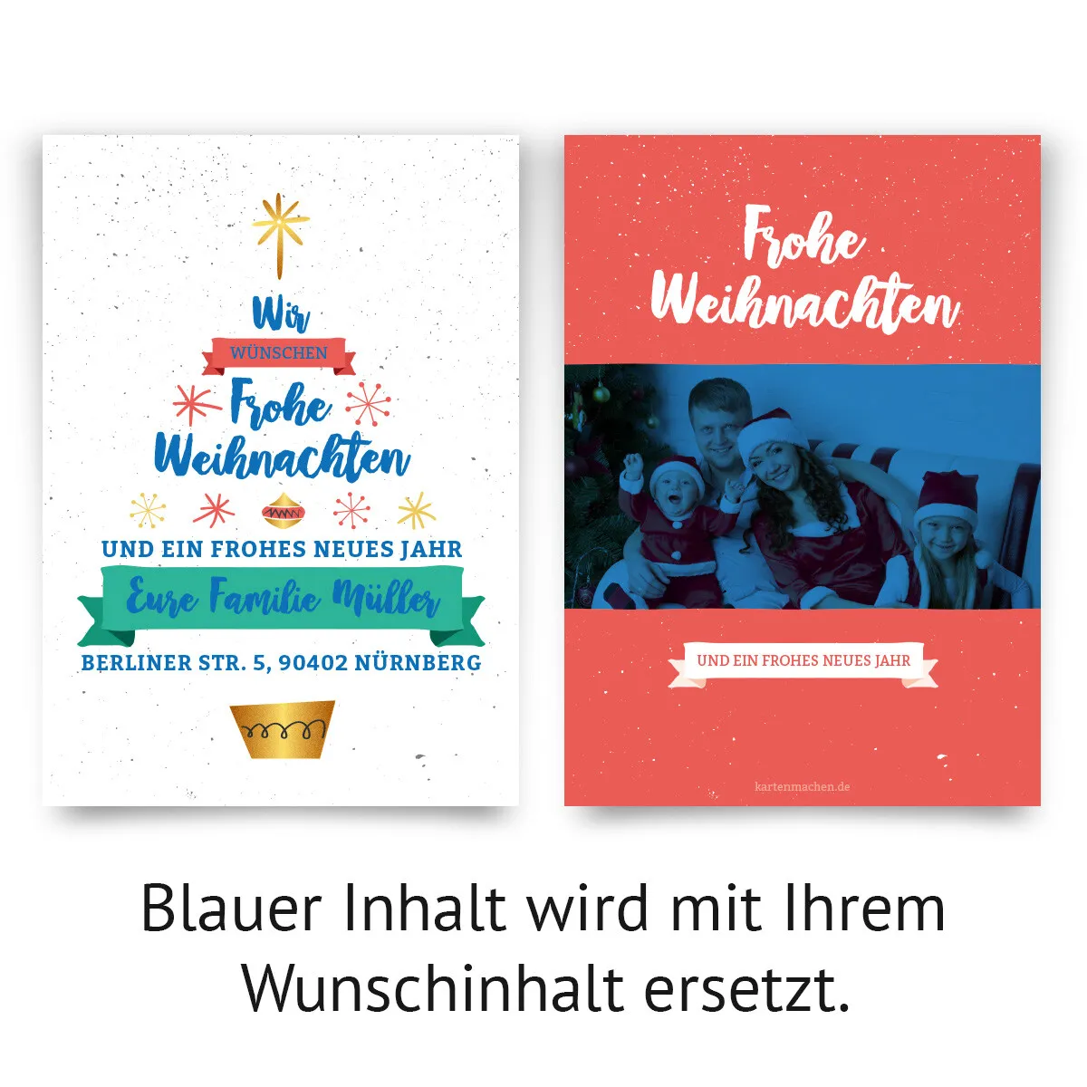 Weihnachtskarten - Weihnachtsbaum