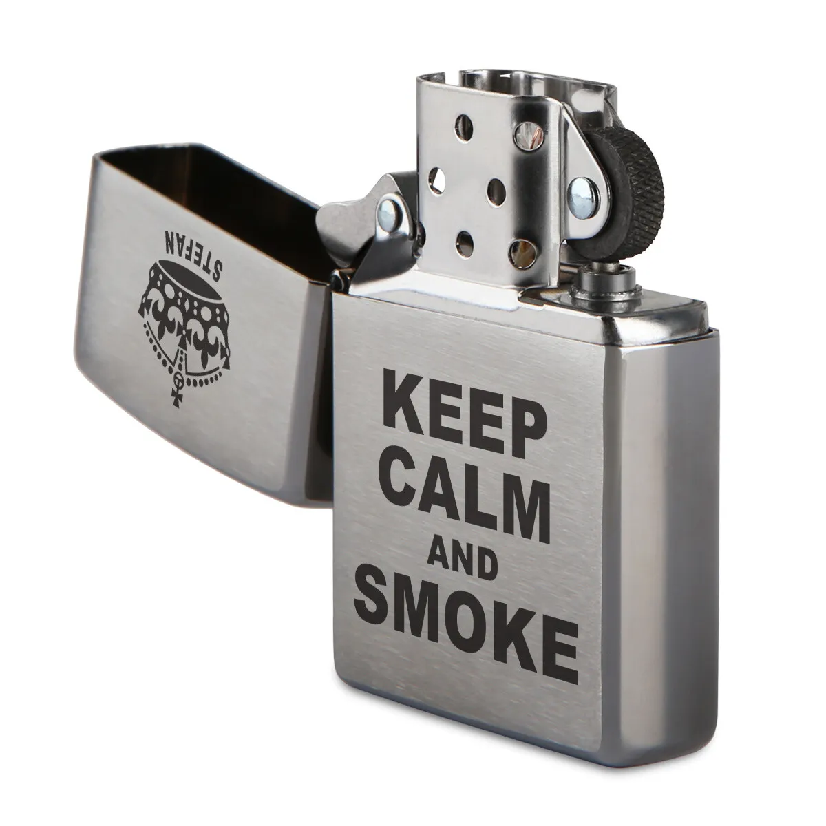 Zippo Sturmfeuerzeug Chrom - Keep Calm