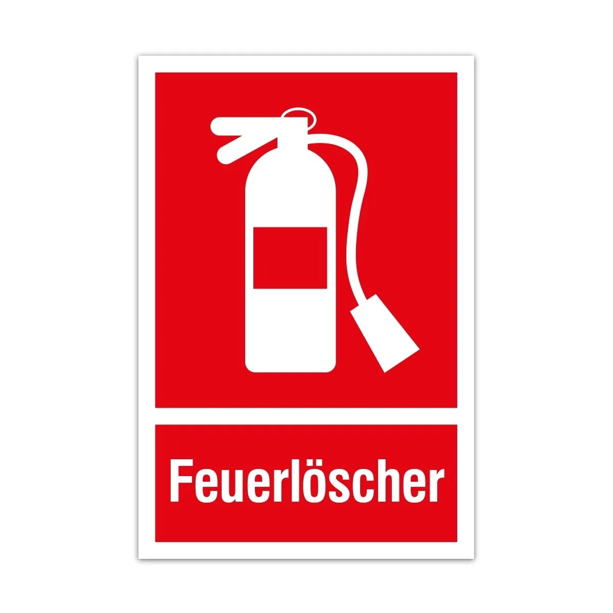 Aluverbund Schild - Feuerlöscher