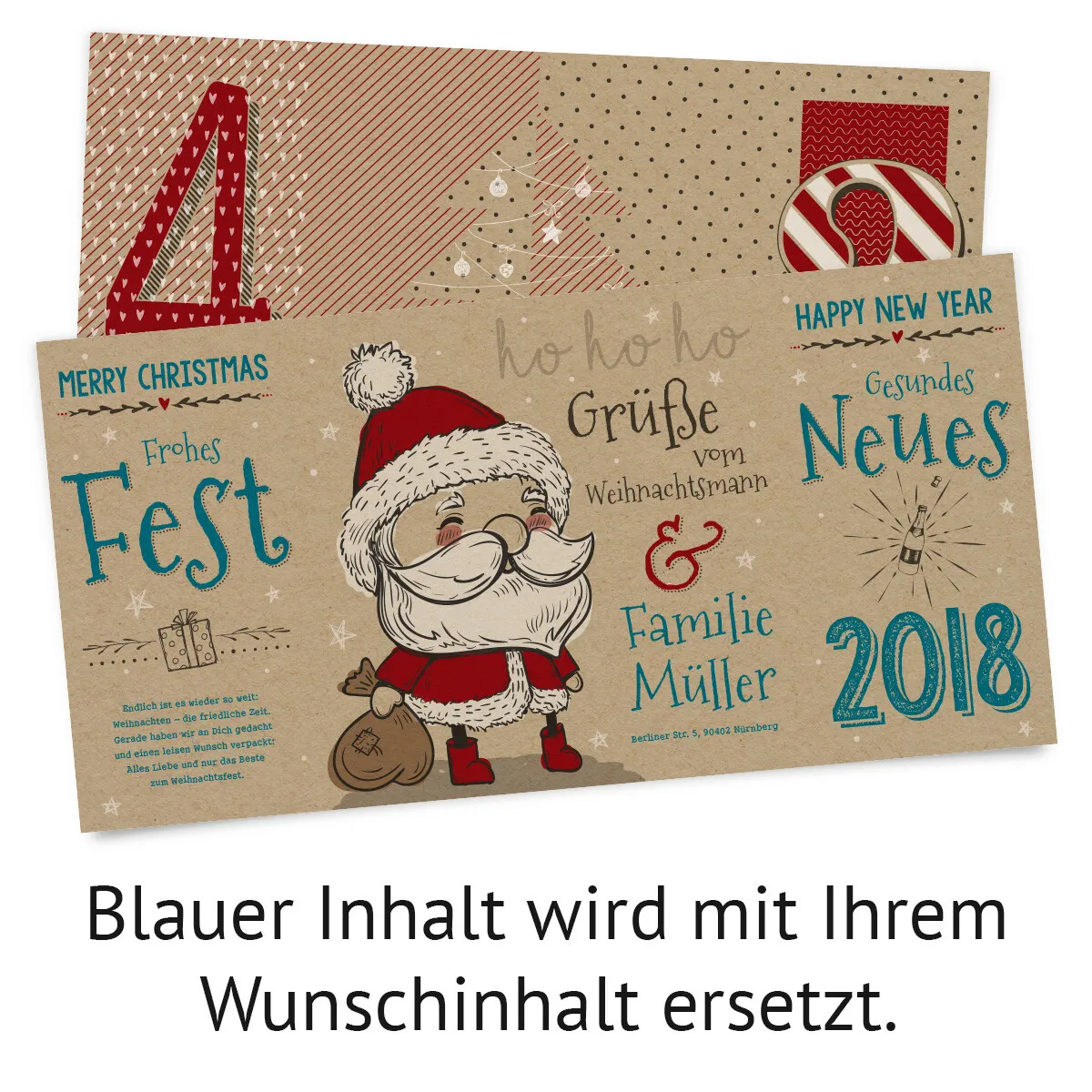 Private Weihnachtskarten - 24. Türchen Vintage