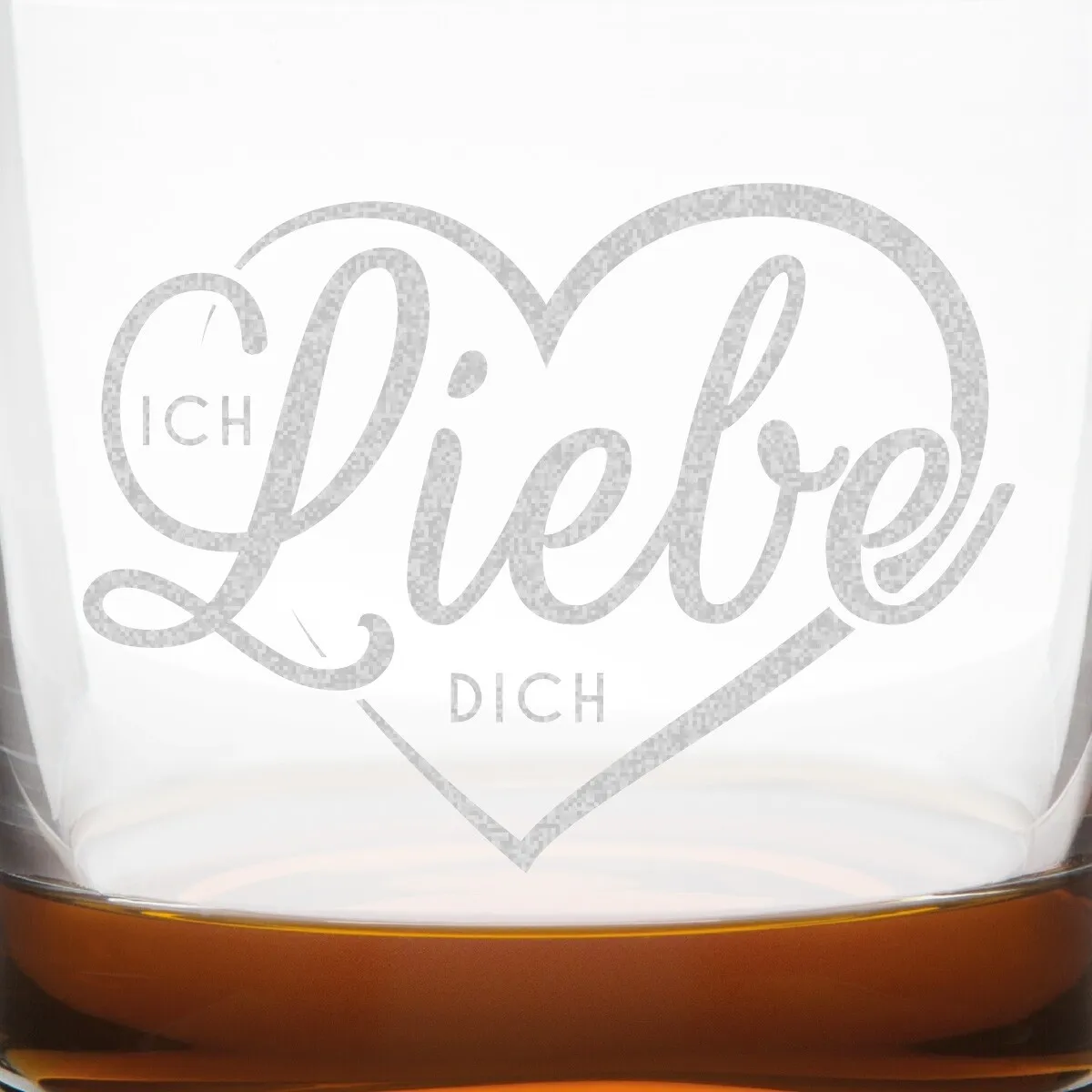 Leonardo Whiskyglas - Herz Ich Liebe Dich