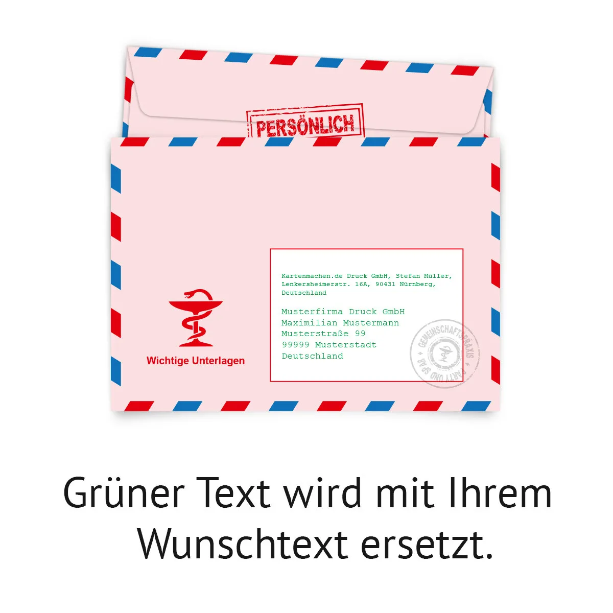 Personalisierte Umschläge - Rezept - DIN C6