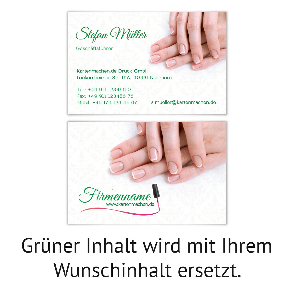 Visitenkarten - Nagelstudio