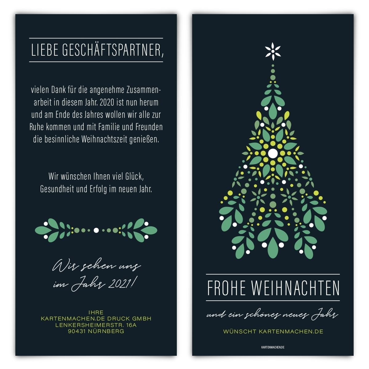 Firmen Weihnachtskarten - Folklore