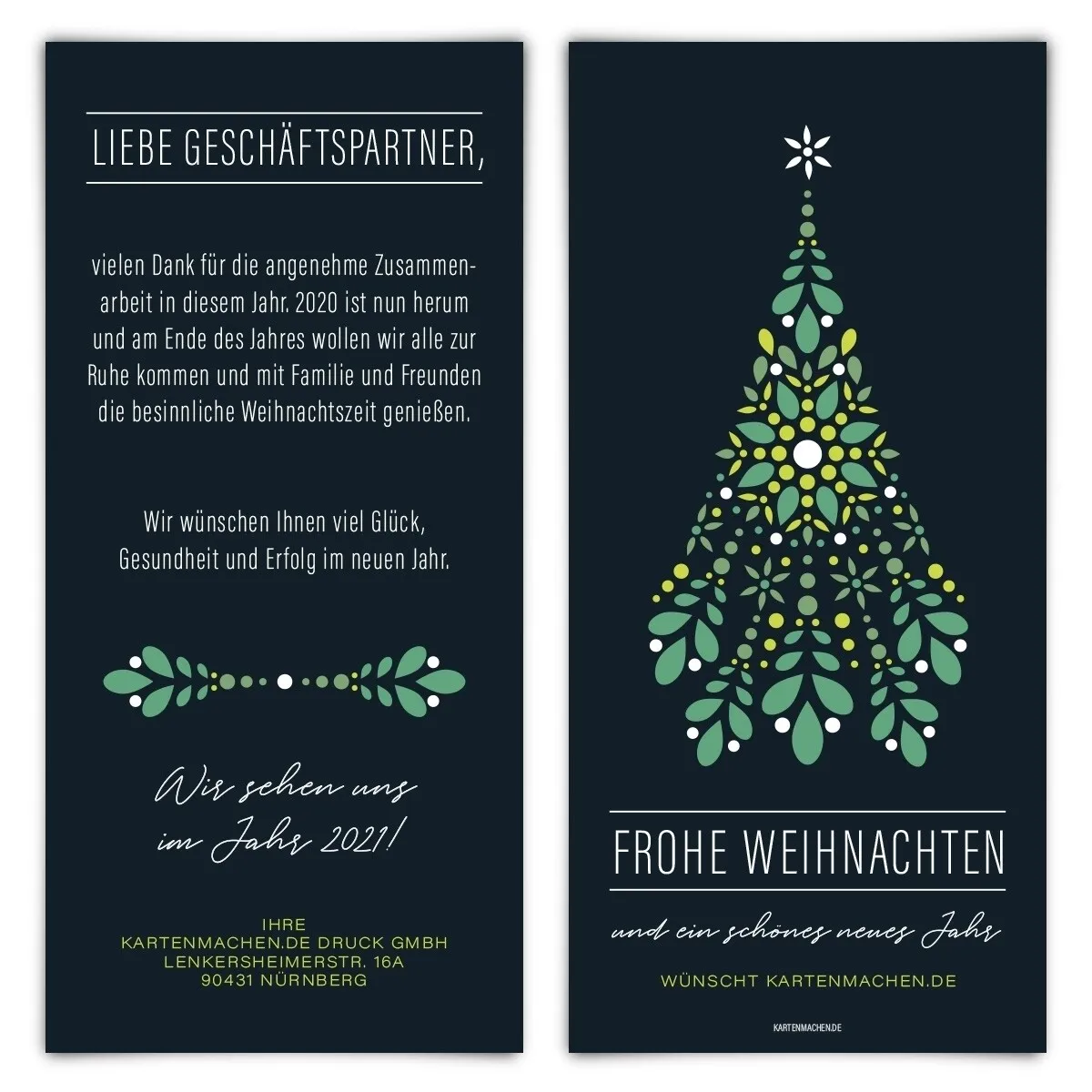 Firmen Weihnachtskarten - Folklore