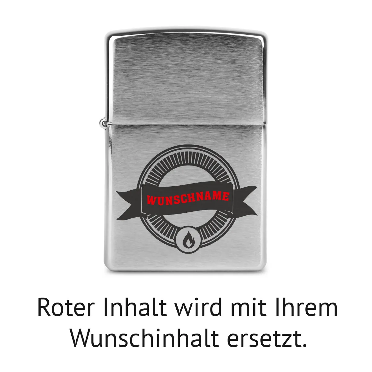 Zippo Sturmfeuerzeug Chrom - Feuer Kenner