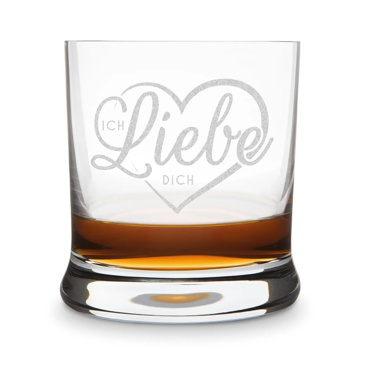 Leonardo Whiskyglas - Herz Ich Liebe Dich