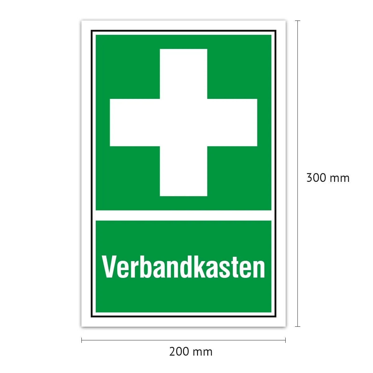 Aluverbund Schild - Verbandkasten