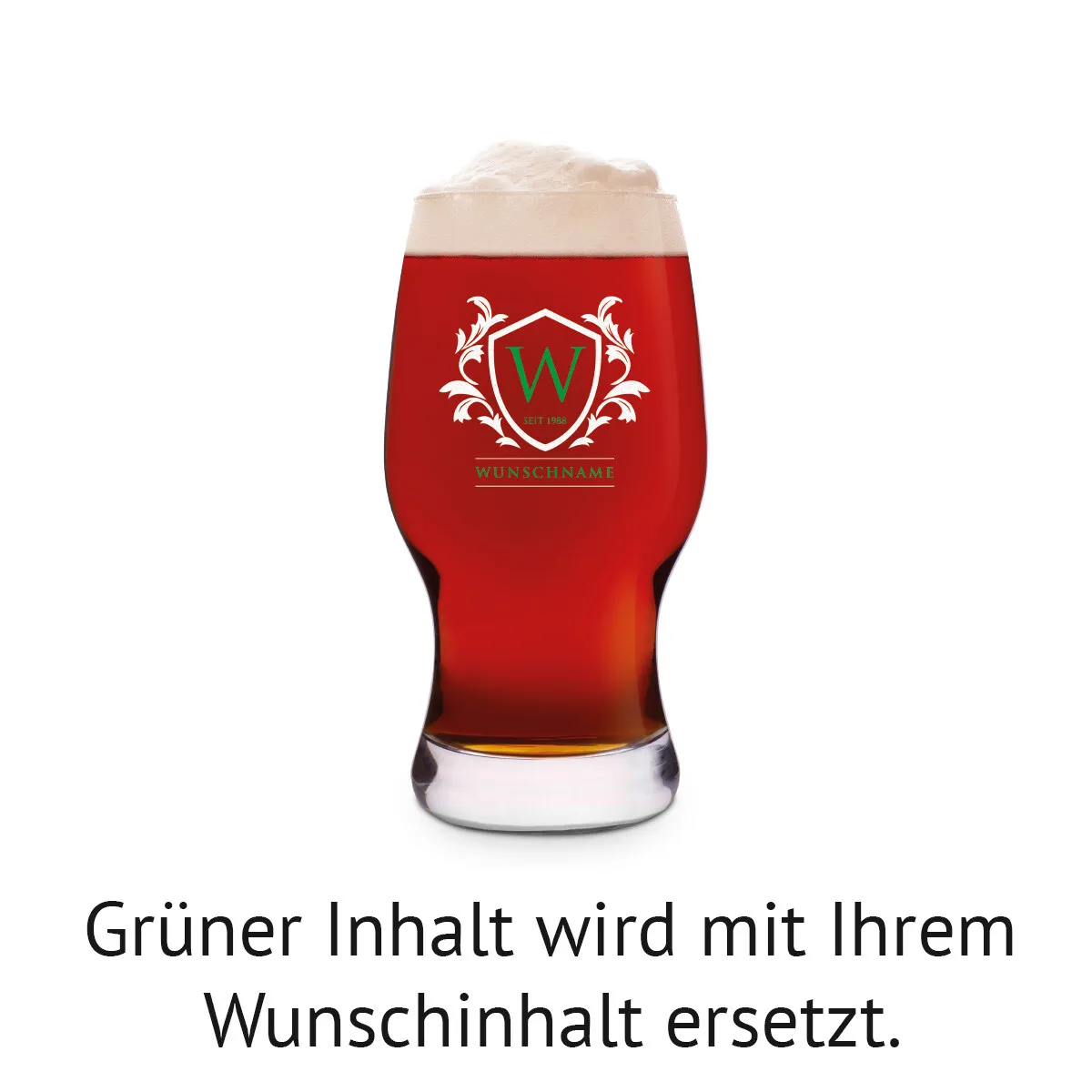 Leonardo Craft Beer Glas 0,33 L - Wappen