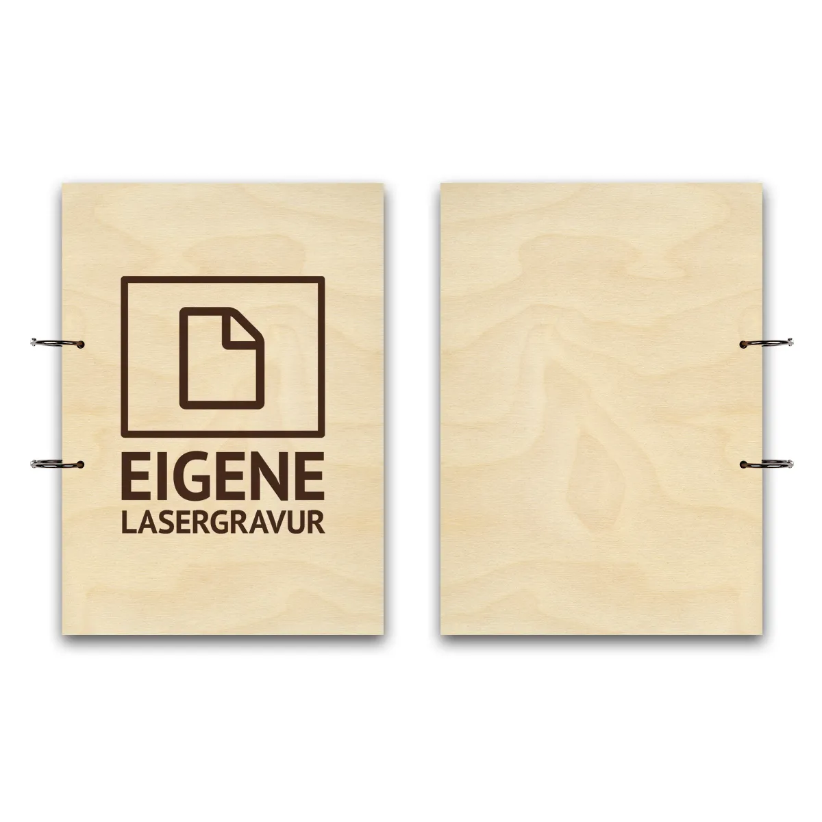 Personalisiertes Gästebuch A4 - Eigene Gravurdatei hochladen