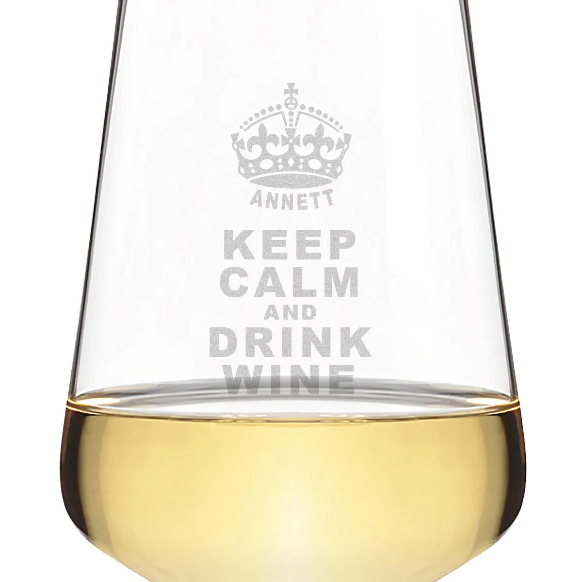 Leonardo Weißweinglas 560 ml - Keep Calm