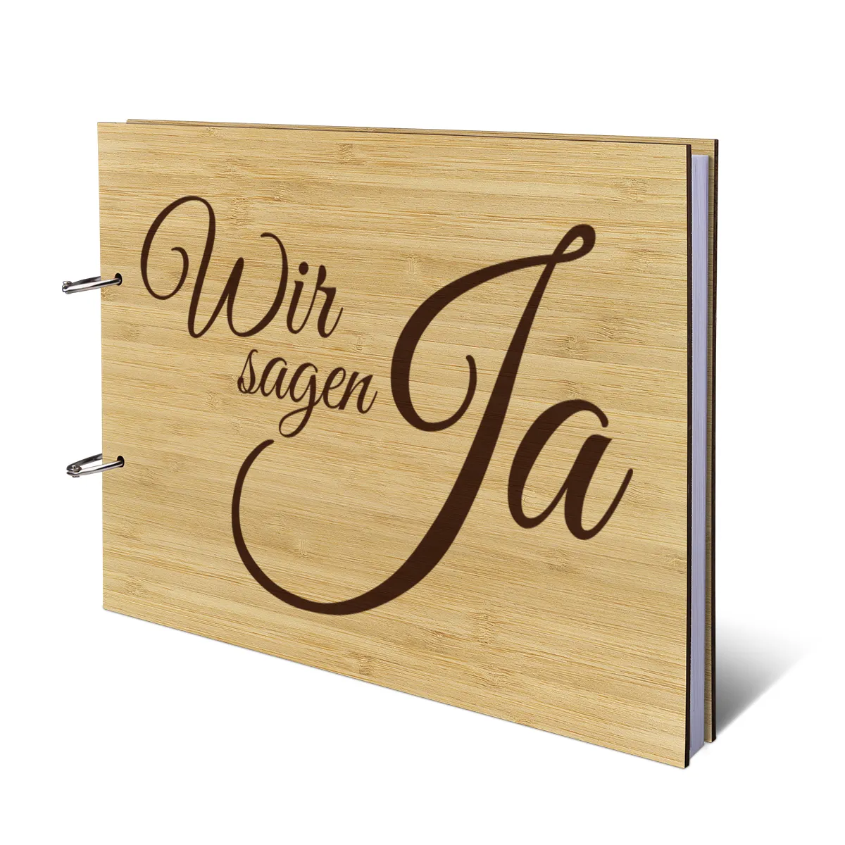 Hochzeit Gästebuch A4 - Wir sagen Ja