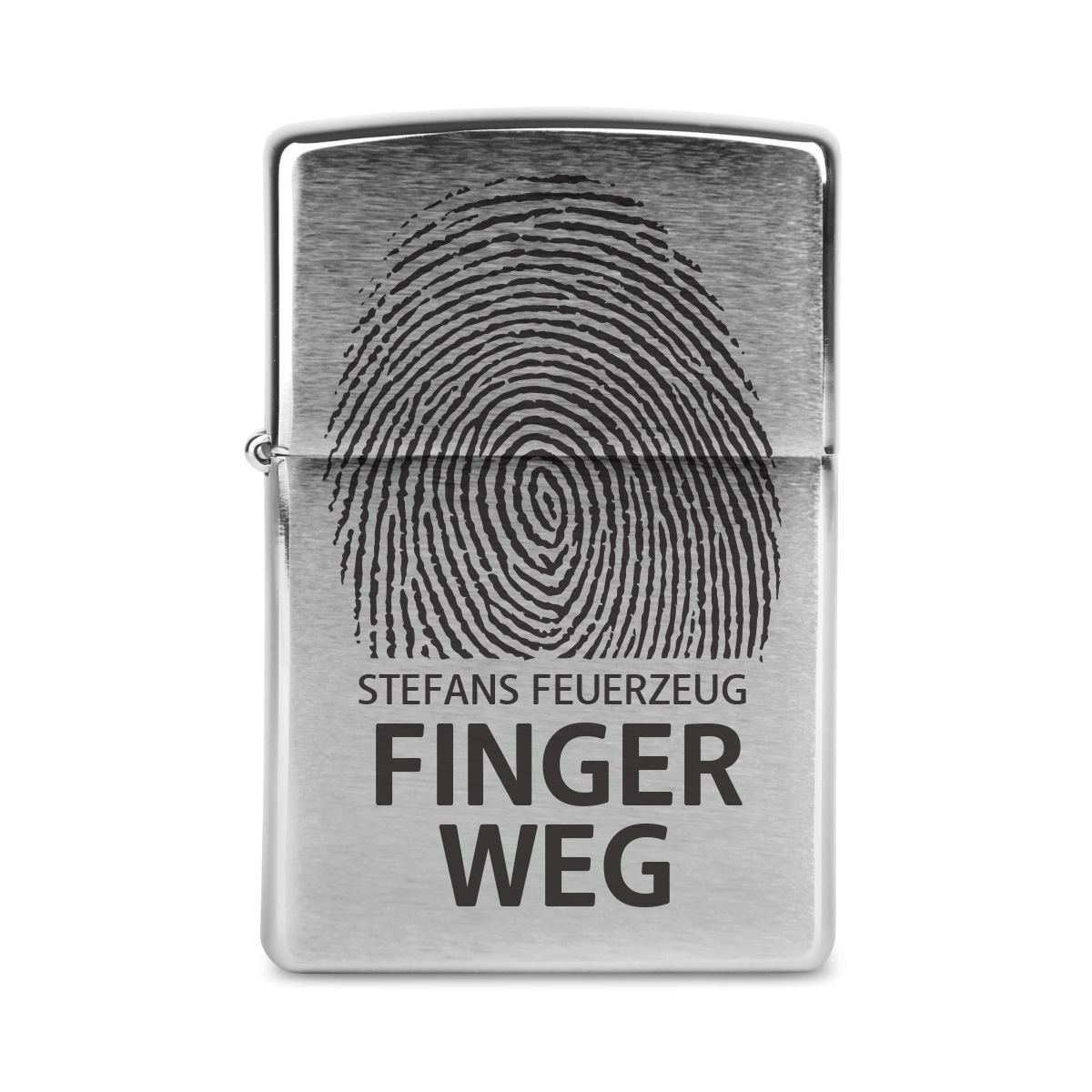 Zippo Sturmfeuerzeug Chrom - Finger weg