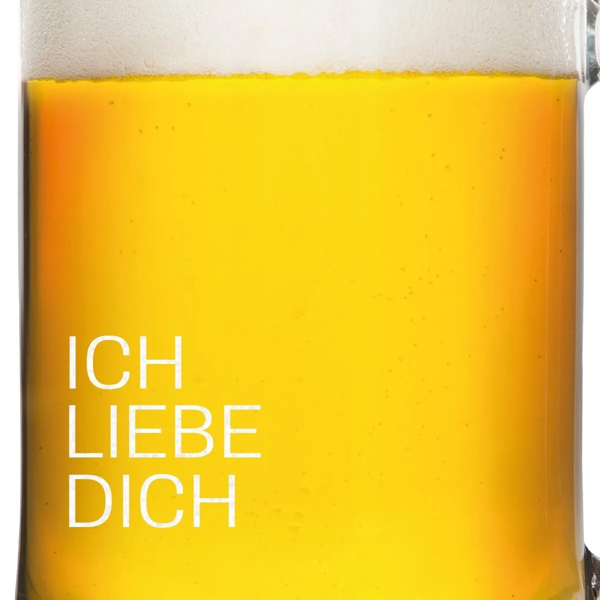 Montana Bierkrug - Ich Liebe Dich Schlicht