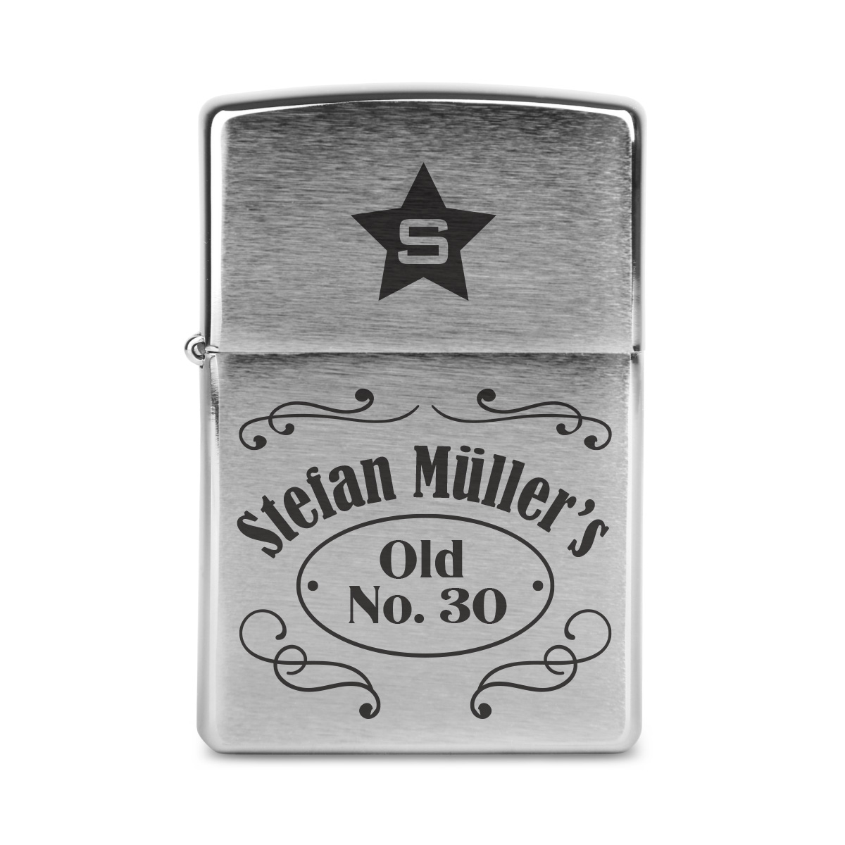 Zippo Sturmfeuerzeug Chrom - Old No.