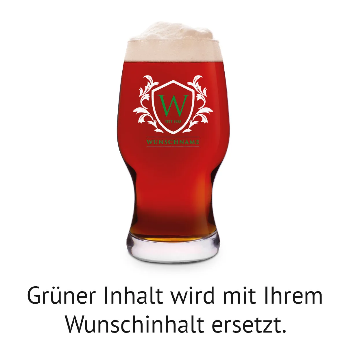 Leonardo Craft Beer Glas 0,5 L - Wappen