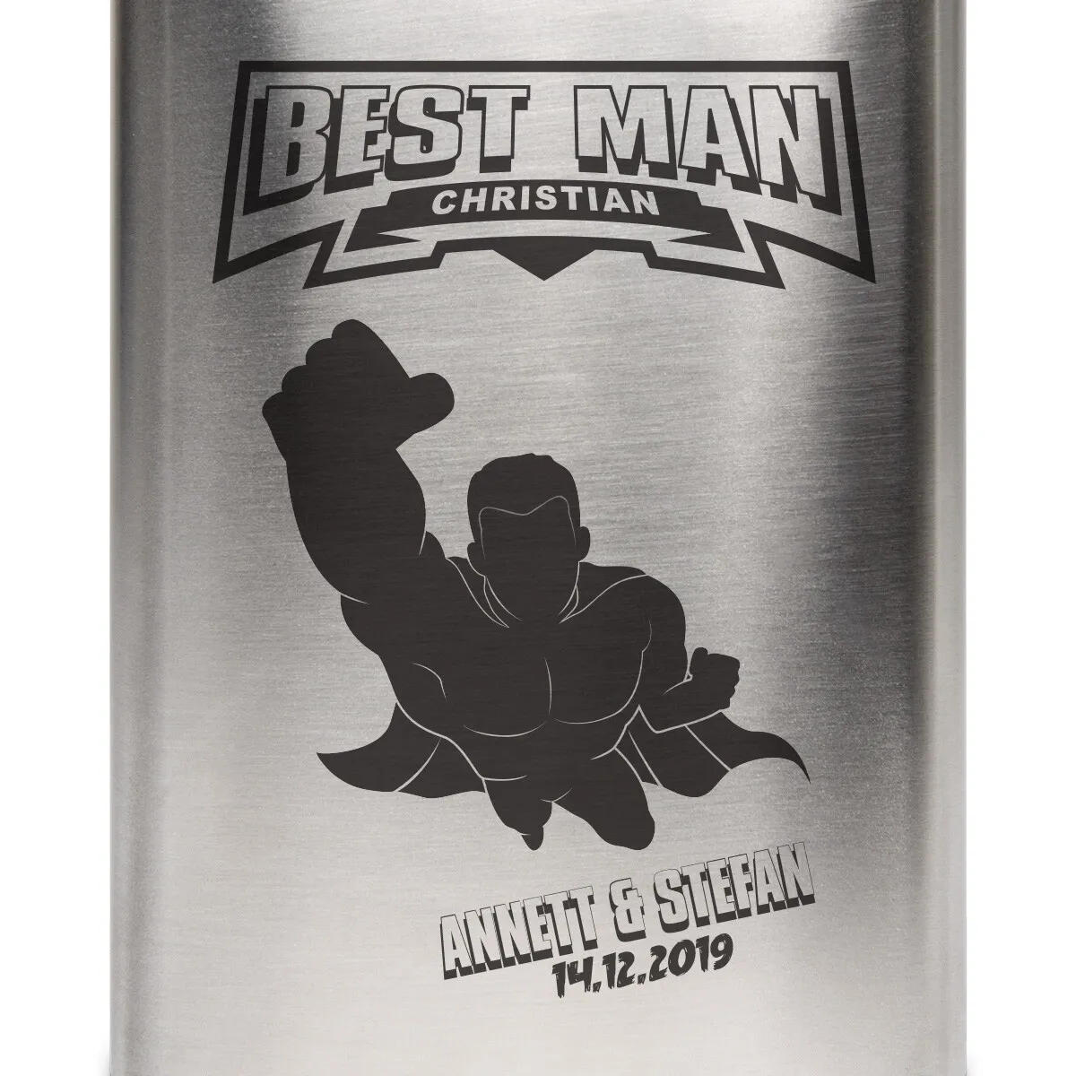 Flachmann 237 ml - Best Man