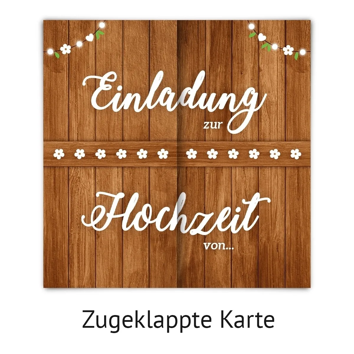 Hochzeitseinladungen - Scheunenhochzeit