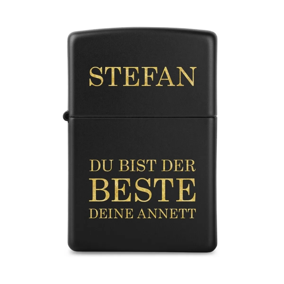 Zippo Sturmfeuerzeug Mattschwarz - Der Beste