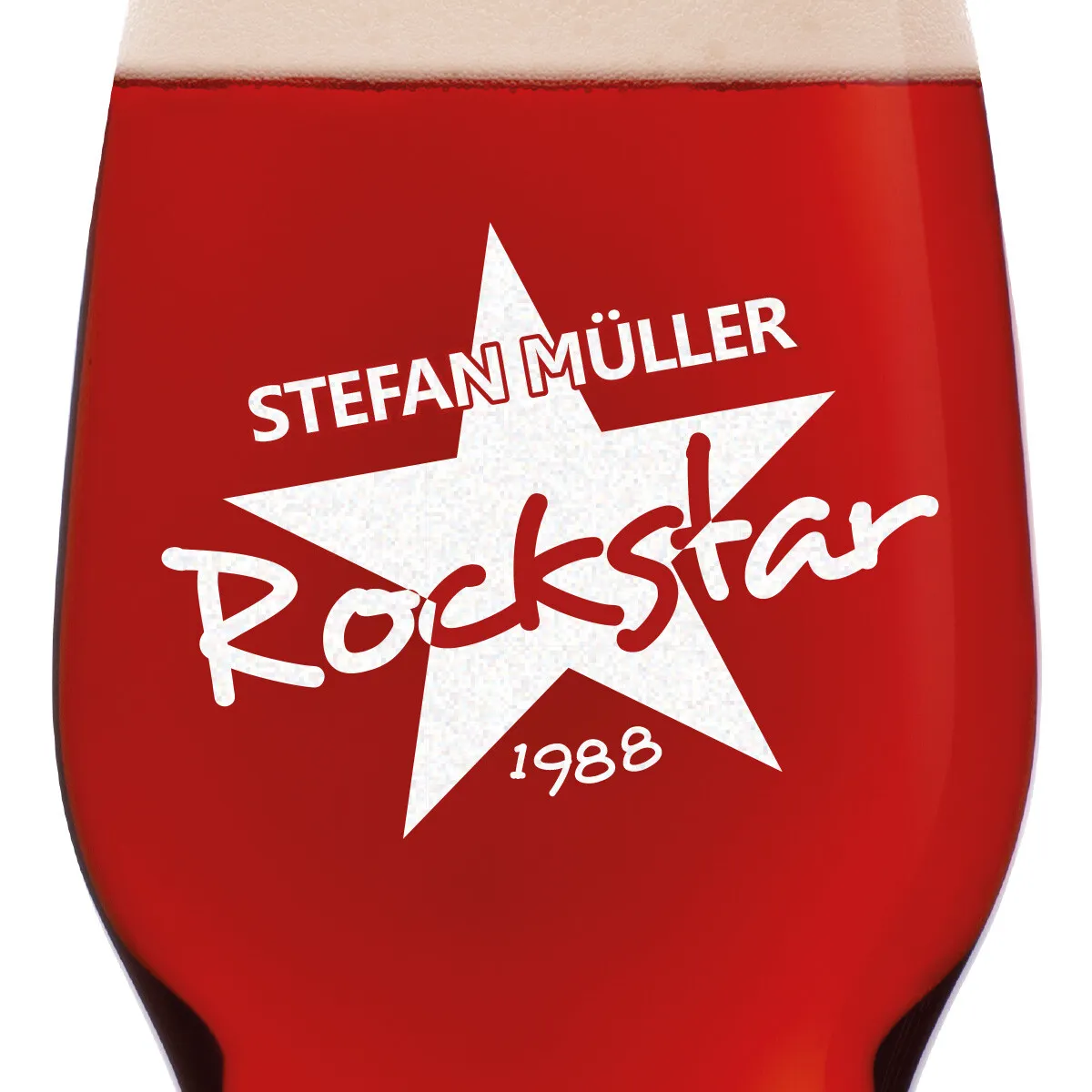 Leonardo Craft Beer Glas 0,5 L - Rockstar