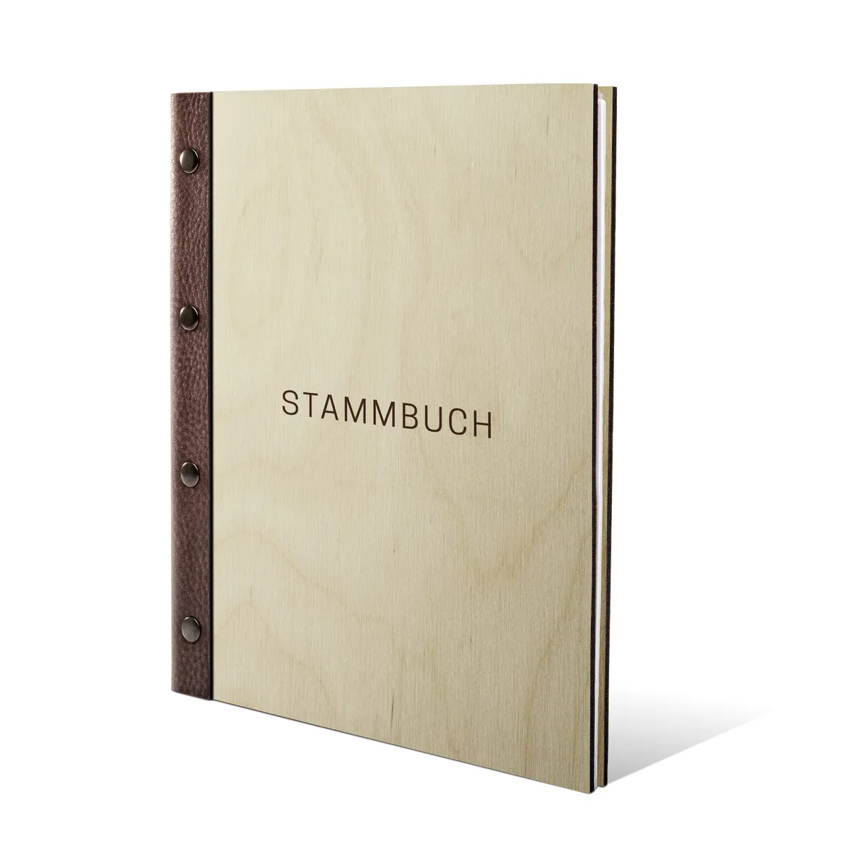 Stammbuch Birkensperrholz Stammbuchformat - Schlicht