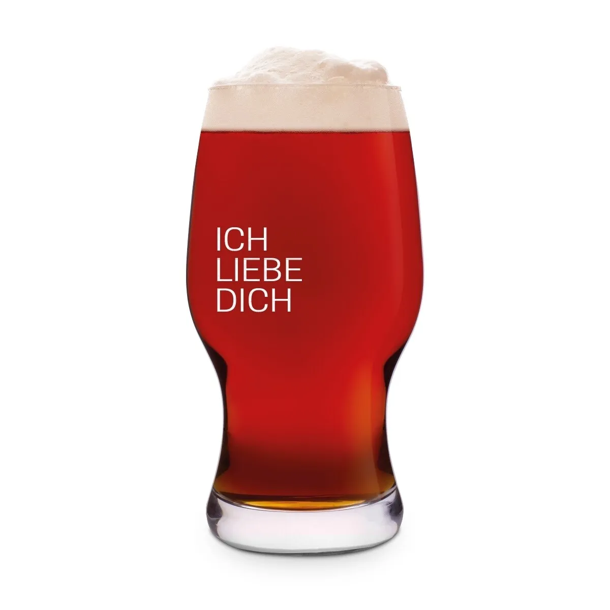 Leonardo Craft Beer Glas 0,5 L - Ich Liebe Dich Schlicht