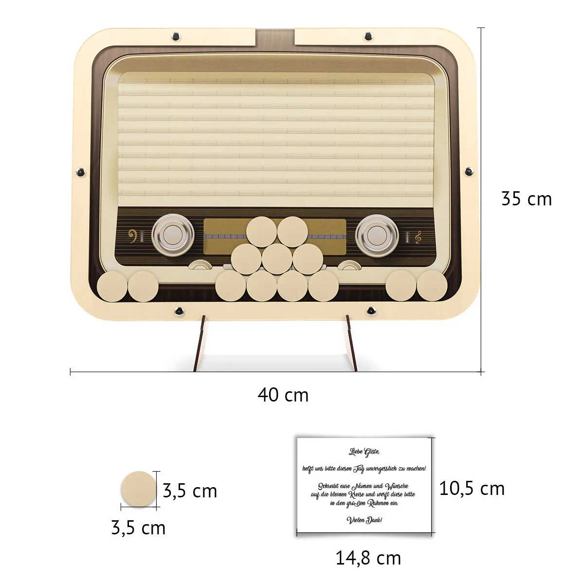 Gästebuch Alternative - Vintage Radio