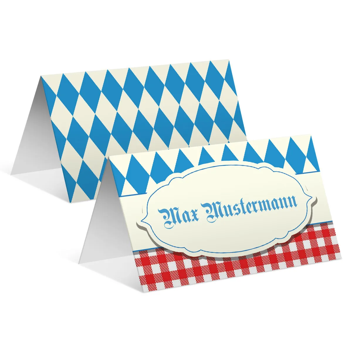 Bayrische Tischkarten - Oktoberfest