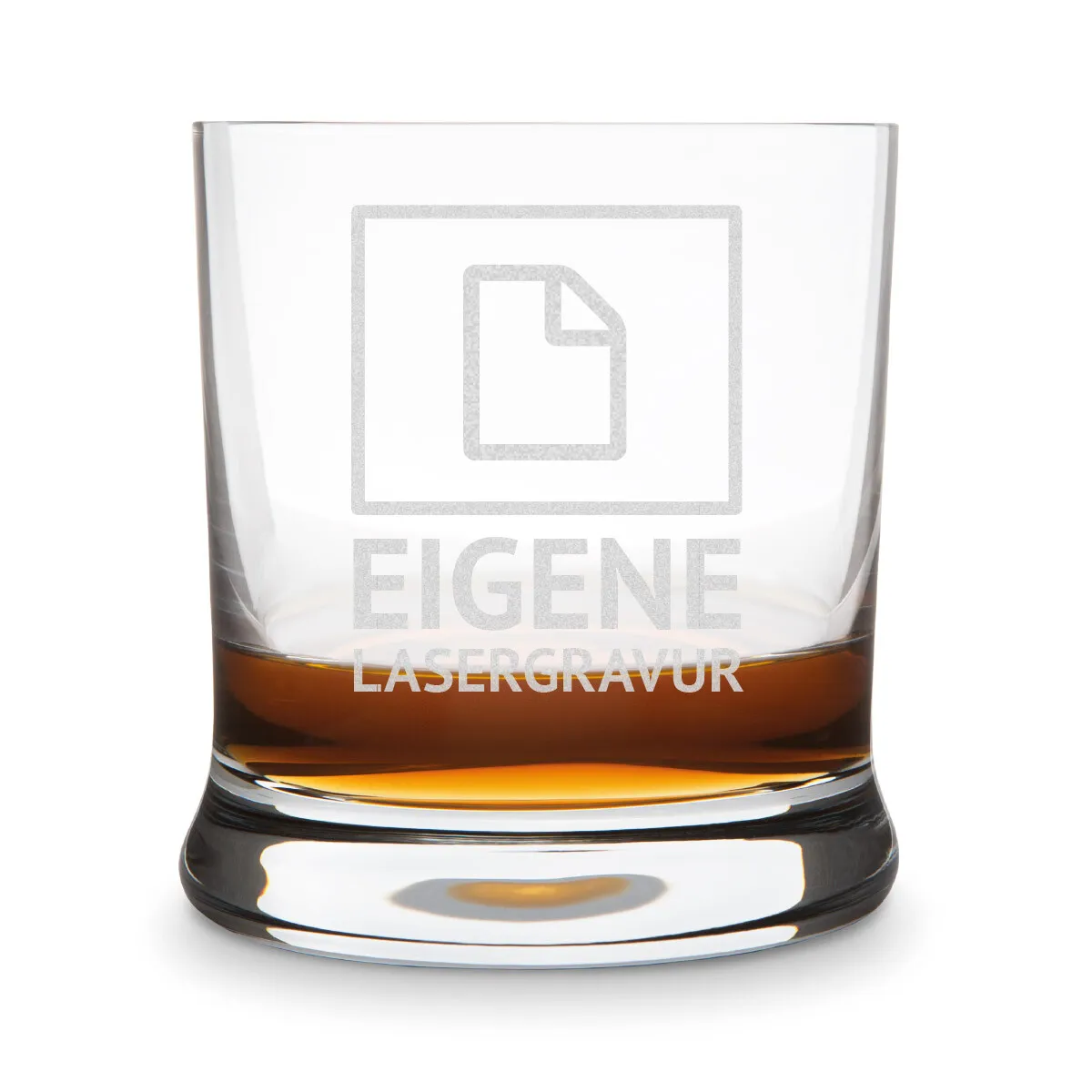 Leonardo Whiskyglas - Eigene Gravurdatei hochladen