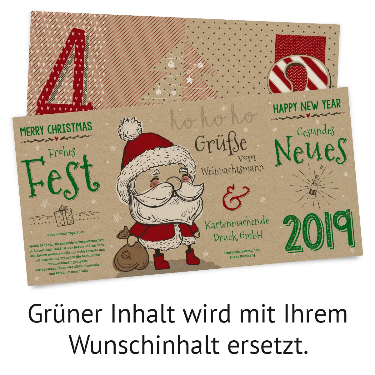 Firmen Weihnachtskarten - 24. Türchen Vintage