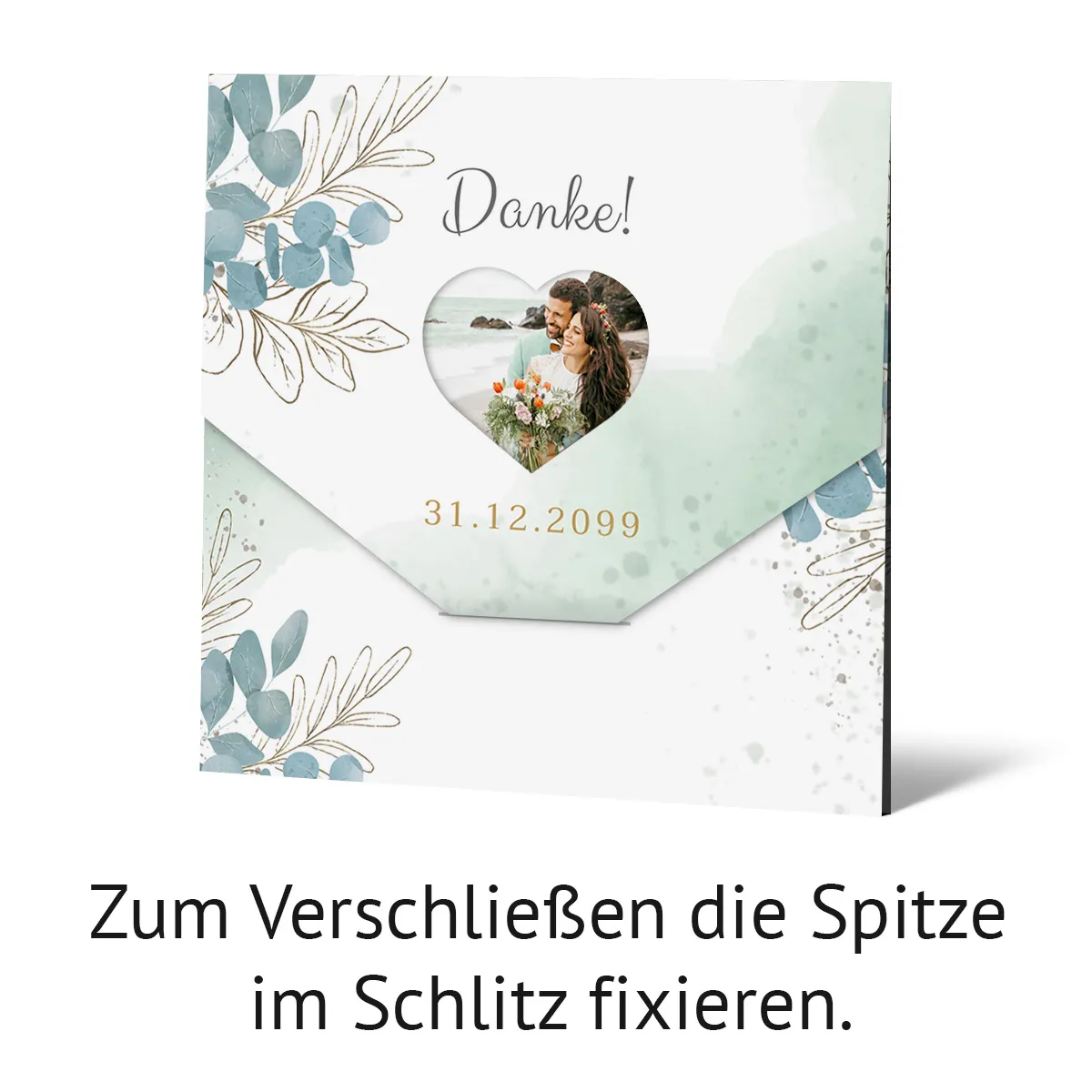 Hochzeit Danksagungskarten - Eukalyptus