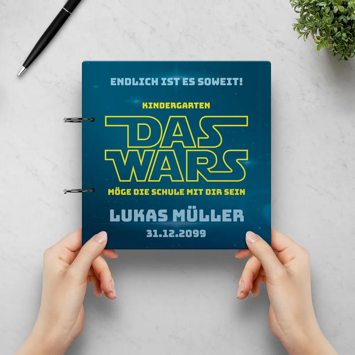 Personalisiertes Einschulung Gästebuch - Das Wars