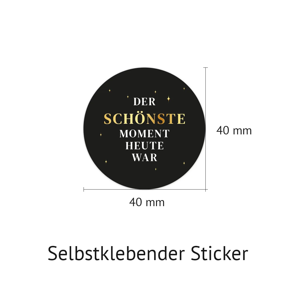 Hochzeit Gästebuch Sticker 40 Fragen - VIP