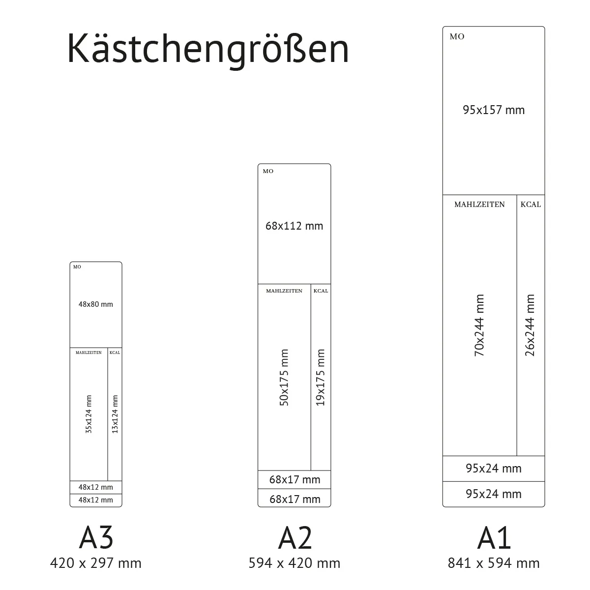 Personalisierter Acrylglas Fitnesskalender