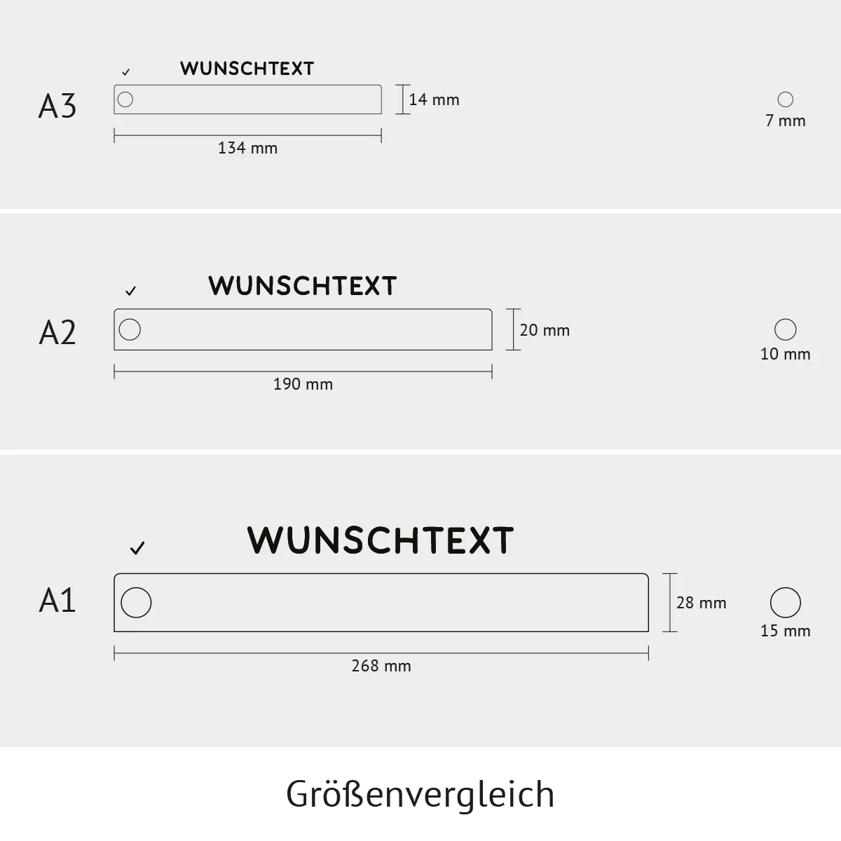 Personalisierte Acrylglas To-Do Liste