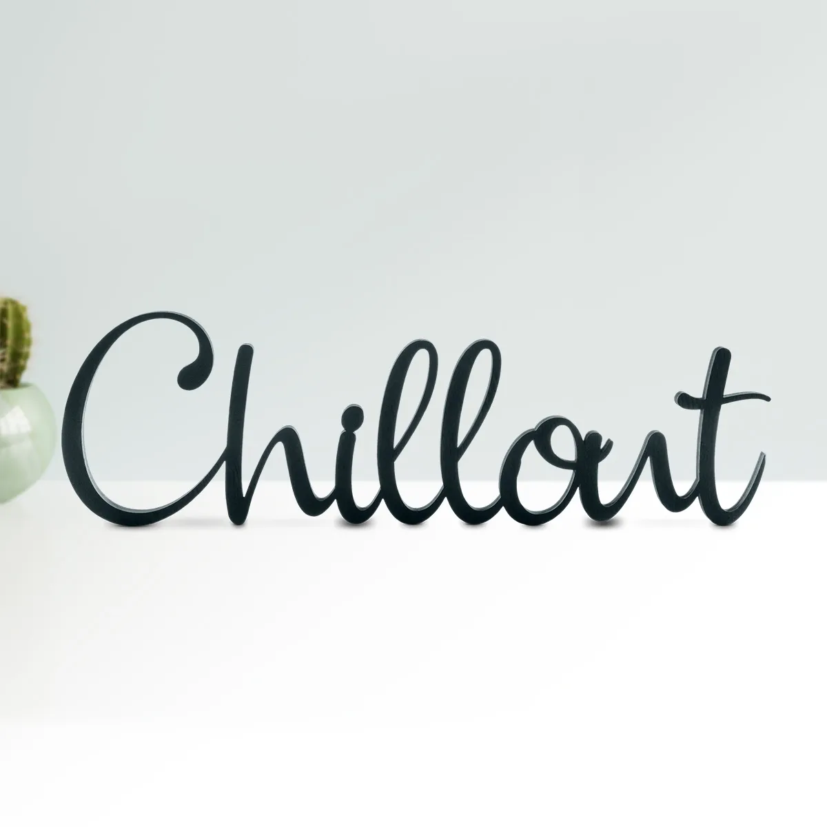 Holz Schriftzug Deko - Chillout