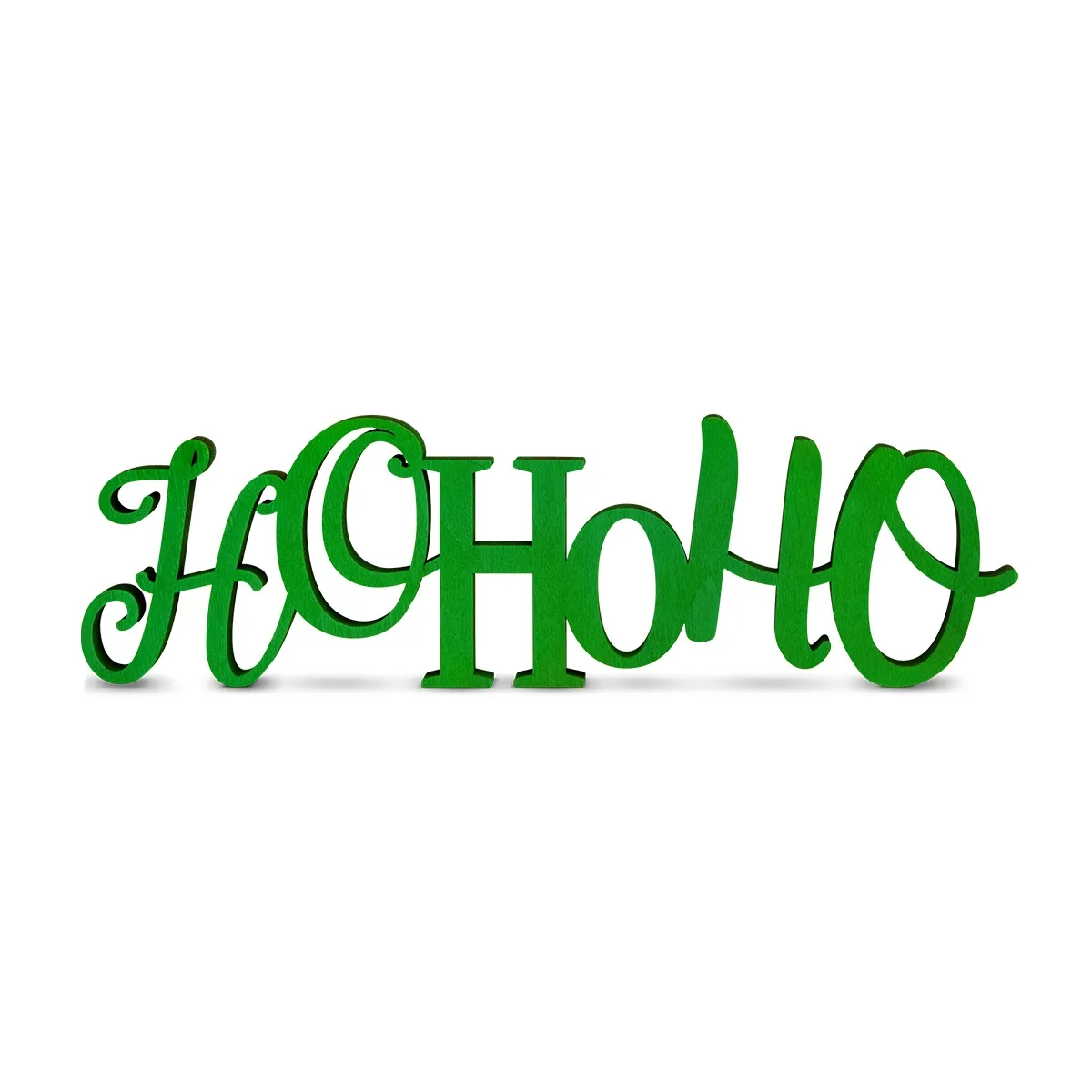 Holz Schriftzug Deko - Ho Ho Ho