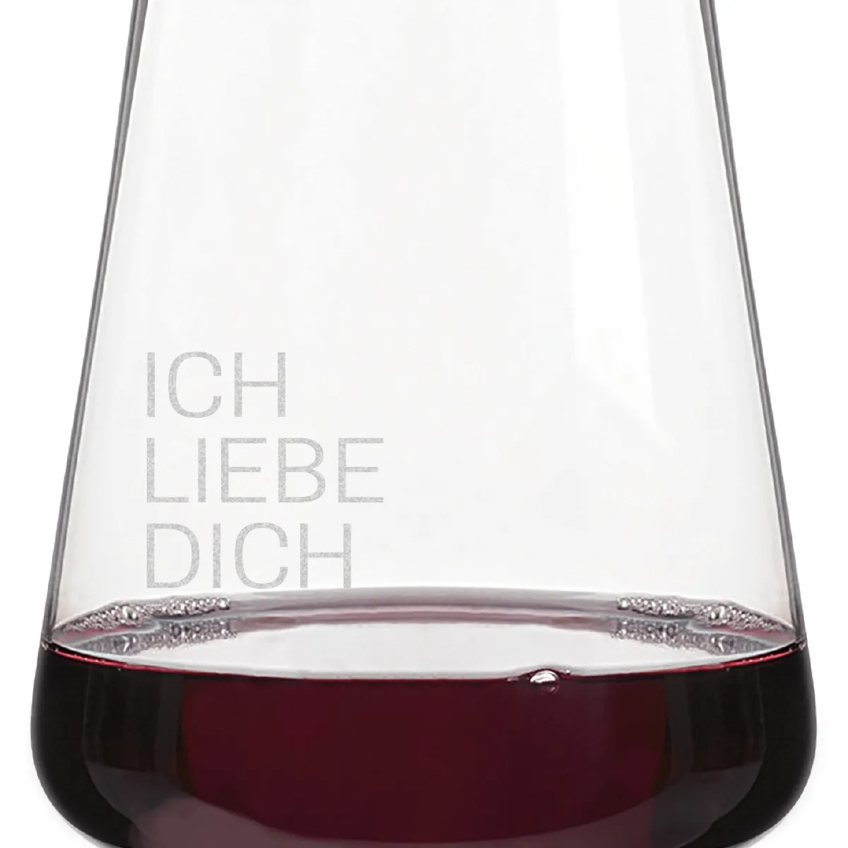 Leonardo Rotweinglas XXL 750 ml - Ich Liebe Dich Schlicht