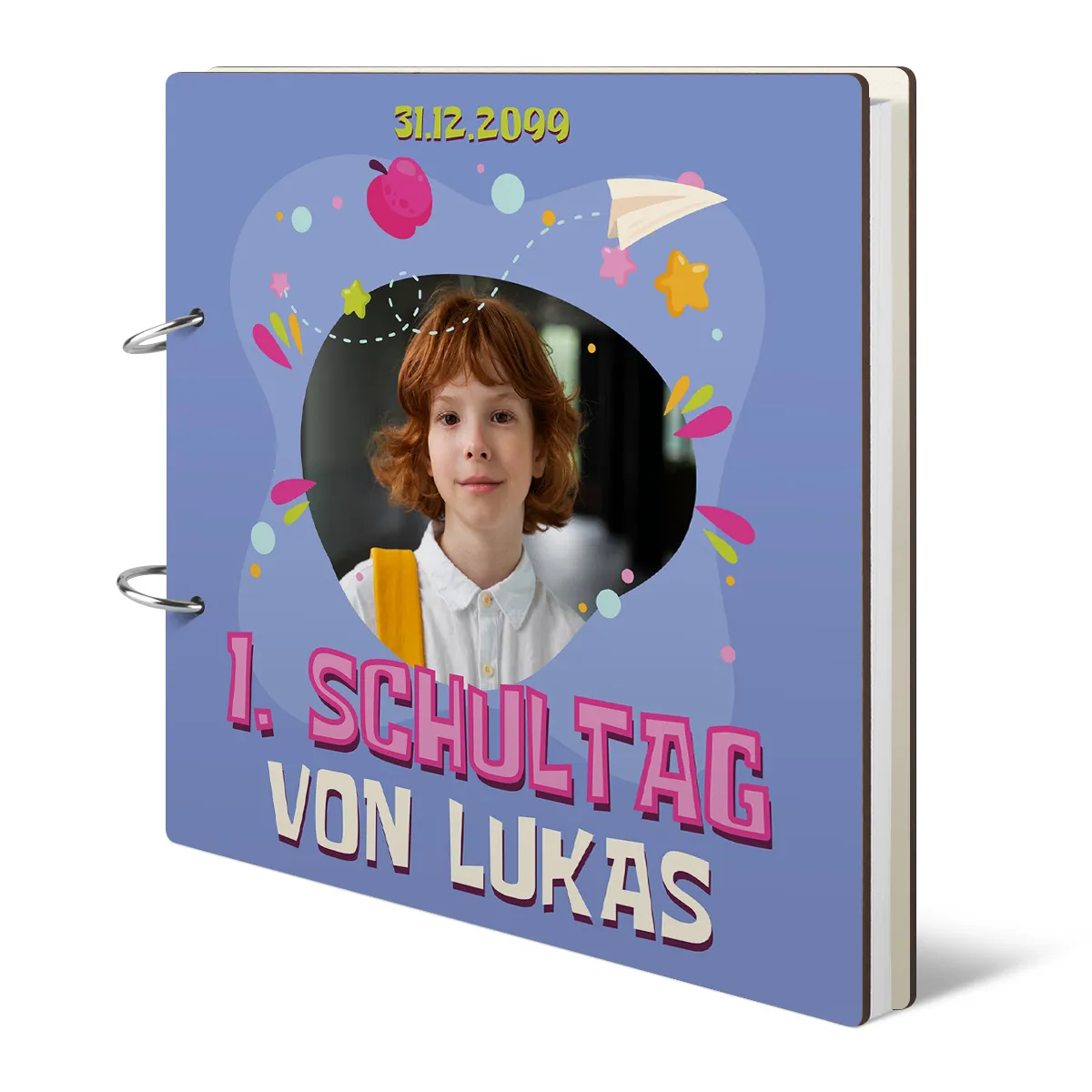 Personalisiertes Einschulung Gästebuch - Erster Schultag